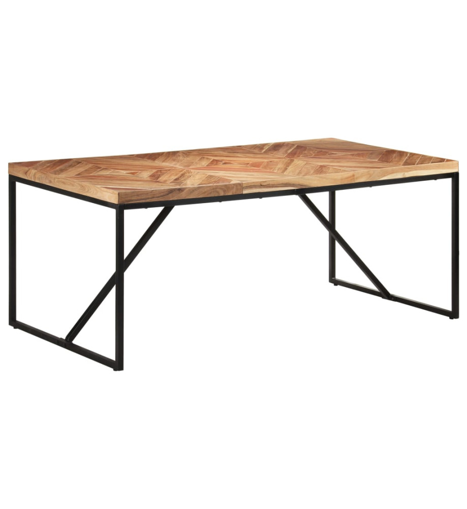 Table à dîner 180x90x76 cm Bois massif d'acacia et de manguier