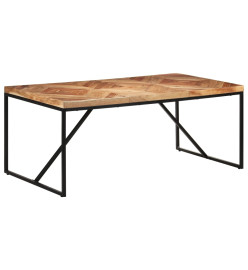 Table à dîner 180x90x76 cm Bois massif d'acacia et de manguier