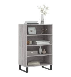 Buffet haut sonoma gris 57x35x90 cm bois d'ingénierie