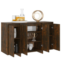 Buffet Chêne fumé 120x41x75 cm Aggloméré