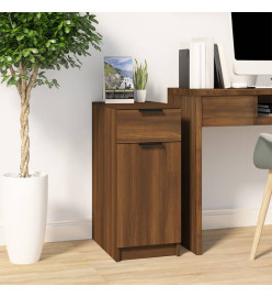 Armoire de bureau Chêne Marron 33,5x50x75 cm Bois d'ingénierie