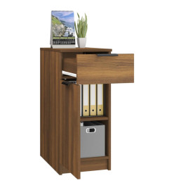 Armoire de bureau Chêne Marron 33,5x50x75 cm Bois d'ingénierie