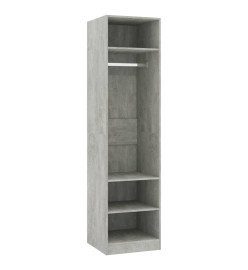 Garde-robe Gris béton 50 x 50 x 200 cm Aggloméré