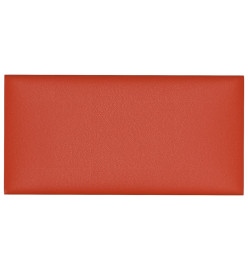 Panneaux muraux 12 pcs Rouge 60x30 cm Similicuir 2,16 m²