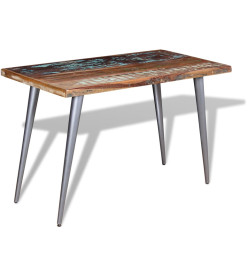 Table de salle à manger Bois de récupération 120 x 60 x 76 cm