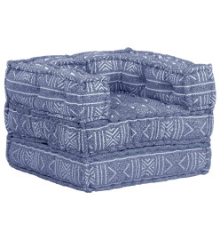 Pouf modulaire Indigo Tissu