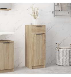 Armoire de salle de bain Chêne sonoma 32x34x90 cm