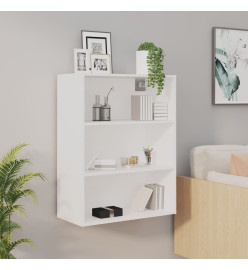Armoire murale suspendue Blanc 69,5x32,5x90 cm