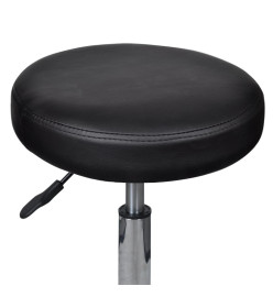 Tabouret de bureau Noir