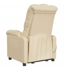 Fauteuil de massage Crème Tissu