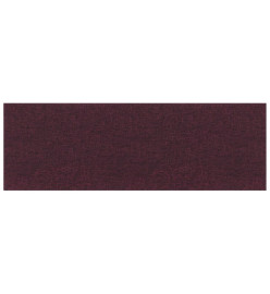 Panneaux muraux 12 pcs Violet 90x30 cm Tissu 3,24 m²