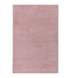 Tapis à poils courts 160x230 cm Rose