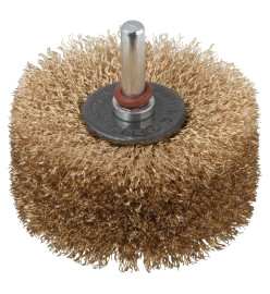 wolfcraft Brosse à grain de bois 80 mm Jaune