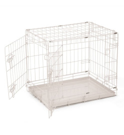 425590 Beeztees Dog Crate 62x44x49 cm Grey