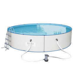 Bestway Ensemble de piscine Hydrium avec cadre en acier rond 460x90 cm