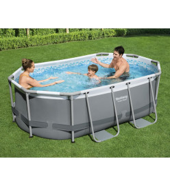 Bestway Piscine hors sol Power Steel Ovale 305x200x84 cm