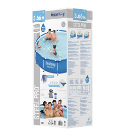 Bestway Piscine à cadre Steel Pro 366x76 cm