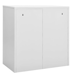 Armoire à casiers Gris clair et vert 90x45x92,5 cm Acier