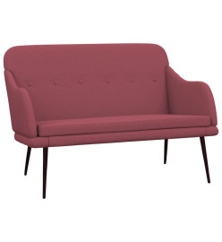 Banc Rouge bordeaux 110x76x80 cm Tissu