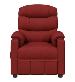 Fauteuil de massage Rouge bordeaux Tissu