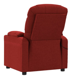 Fauteuil de massage Rouge bordeaux Tissu