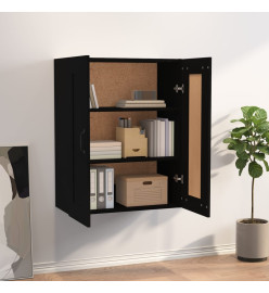 Armoire murale suspendue Noir 69,5x32,5x90 cm