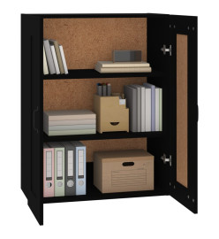 Armoire murale suspendue Noir 69,5x32,5x90 cm