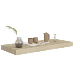 Étagère murale flottante Chêne 60x23,5x3,8 cm MDF