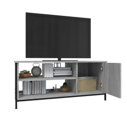 Meuble TV sonoma gris 100x40x45 cm bois d'ingénierie