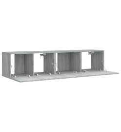 Ensemble de meubles TV 2 pcs Sonoma gris Bois d'ingénierie