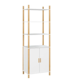 Buffet haut Blanc 60x40x173 cm Bois d'ingénierie