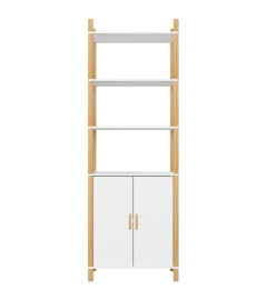 Buffet haut Blanc 60x40x173 cm Bois d'ingénierie