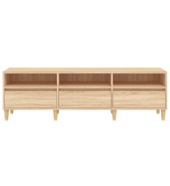 Meuble TV chêne sonoma 150x30x44,5 cm bois d'ingénierie