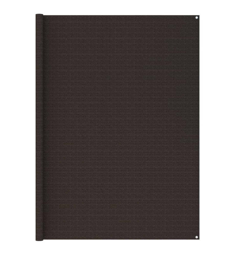 Tapis de tente 400x700 cm Marron