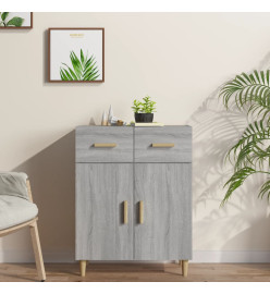 Buffet Sonoma gris 69,5x34x89 cm Bois d'ingénierie