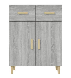 Buffet Sonoma gris 69,5x34x89 cm Bois d'ingénierie