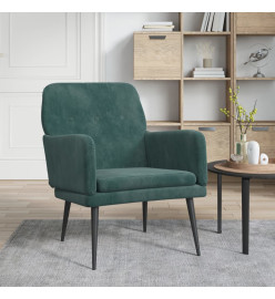 Fauteuil Vert foncé 62x79x79 cm Velours