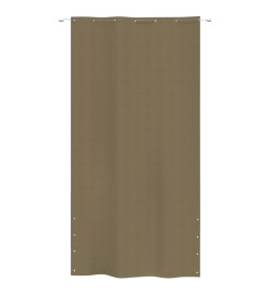 Écran de balcon Taupe 140x240 cm Tissu Oxford