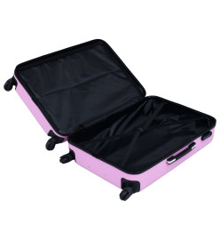 Ensemble de valises rigides 3 pcs Rose ABS