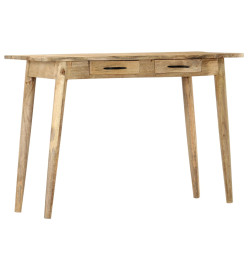 Table console 115x40x75 cm Bois de manguier massif brut