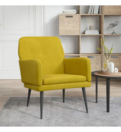 Fauteuil Jaune 62x79x79 cm Velours