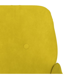 Fauteuil Jaune 62x79x79 cm Velours