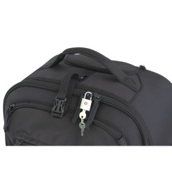 Sac à roulettes JFK20 40 l noir Travelsafe TS2101