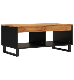 Table basse 90x50x40 cm bois d'acacia massif