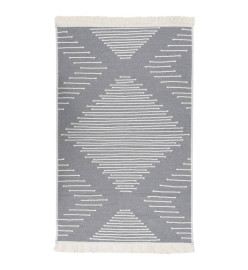 Tapis Gris foncé 120x180 cm Coton