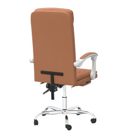 Fauteuil inclinable de bureau Marron Similicuir