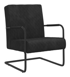 Chaise cantilever Noir Velours