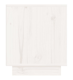 Tables de chevet 2 pcs Blanc 40x34x40 cm Bois de pin solide