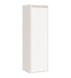 Armoires murales 2 pcs Blanc 30x30x100 cm Bois de pin massif