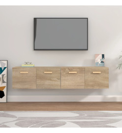 Armoires murales 2 pcs Chêne sonoma 80x35x36,5 cm Bois